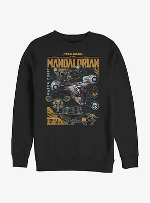Star Wars The Mandalorian Razor Line Sweatshirt