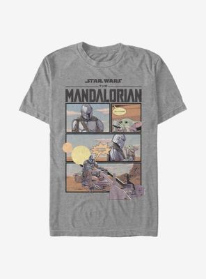 Star Wars The Mandalorian Mando Comic T-Shirt