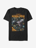 Star Wars The Mandalorian Razor Line T-Shirt