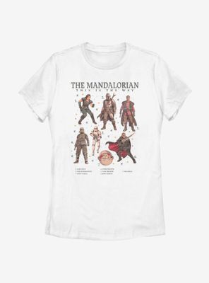 Star Wars The Mandalorian Mando Textbook Womens T-Shirt