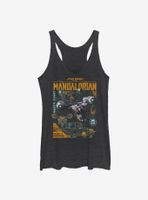 Star Wars The Mandalorian Razor Line Womens Tank Top