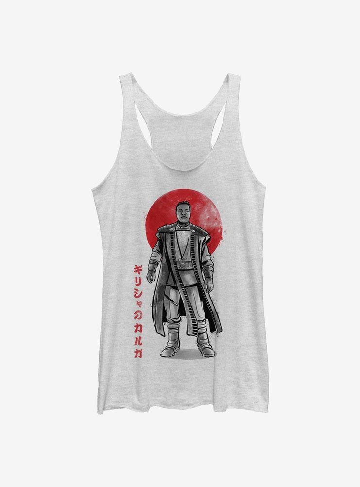 Star Wars The Mandalorian Sumi-E Ink Greef Womens Tank Top