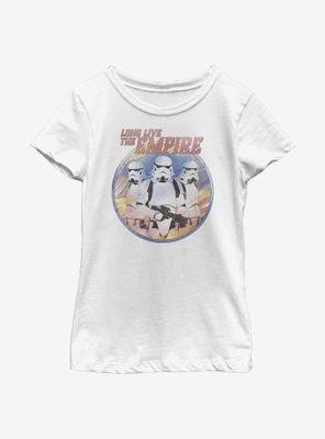 Star Wars the Mandalorian Long Live Empire Youth Girls T-Shirt