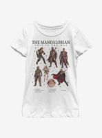 Star Wars The Mandalorian Mando Textbook Youth Girls T-Shirt