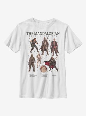 Star Wars The Mandalorian Mando Textbook Youth T-Shirt