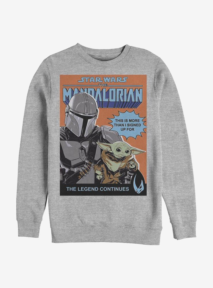 Star Wars The Mandalorian Signed Up For Poster Sweatshirt