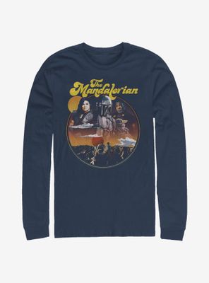 Star Wars The Mandalorian Razor Crew Long-Sleeve T-Shirt