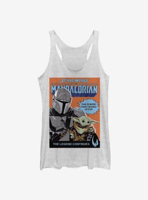 Star Wars The Mandalorian Signed Up For Poster Womens Tank Top