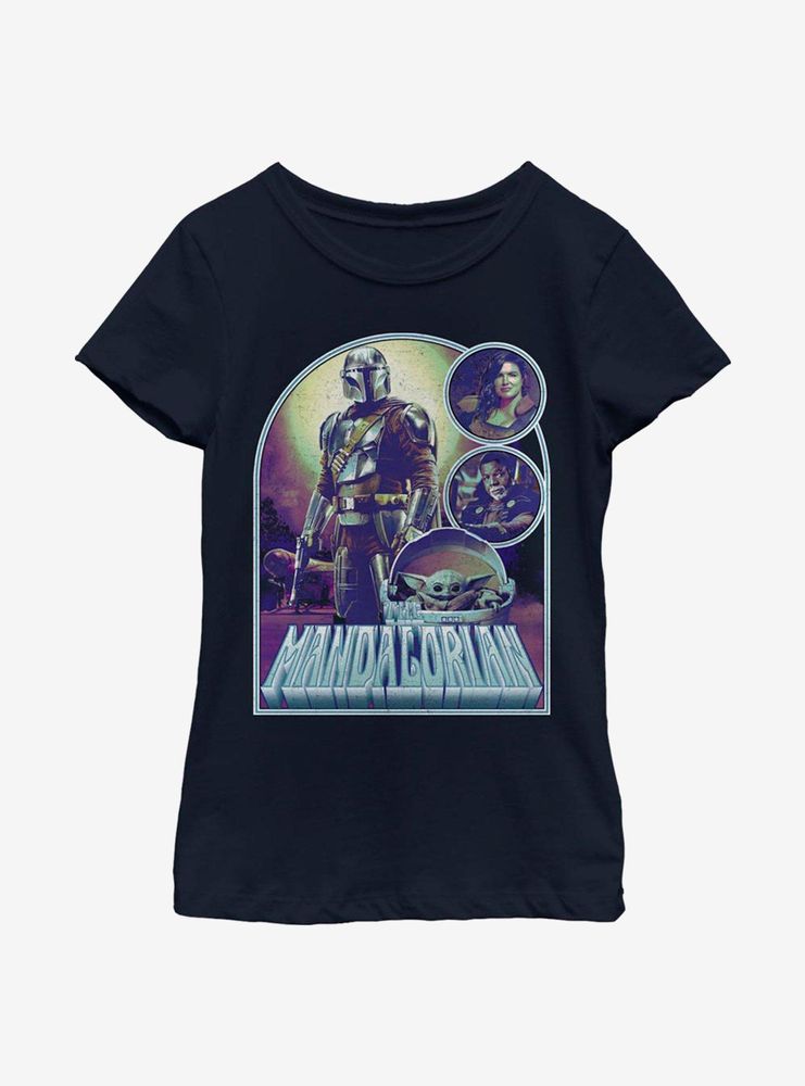 Star Wars The Mandalorian Bounty Jobs Youth Girls T-Shirt