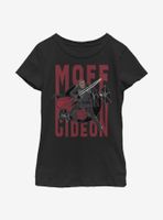 Star Wars The Mandalorian Moff Gideon Youth Girls T-Shirt