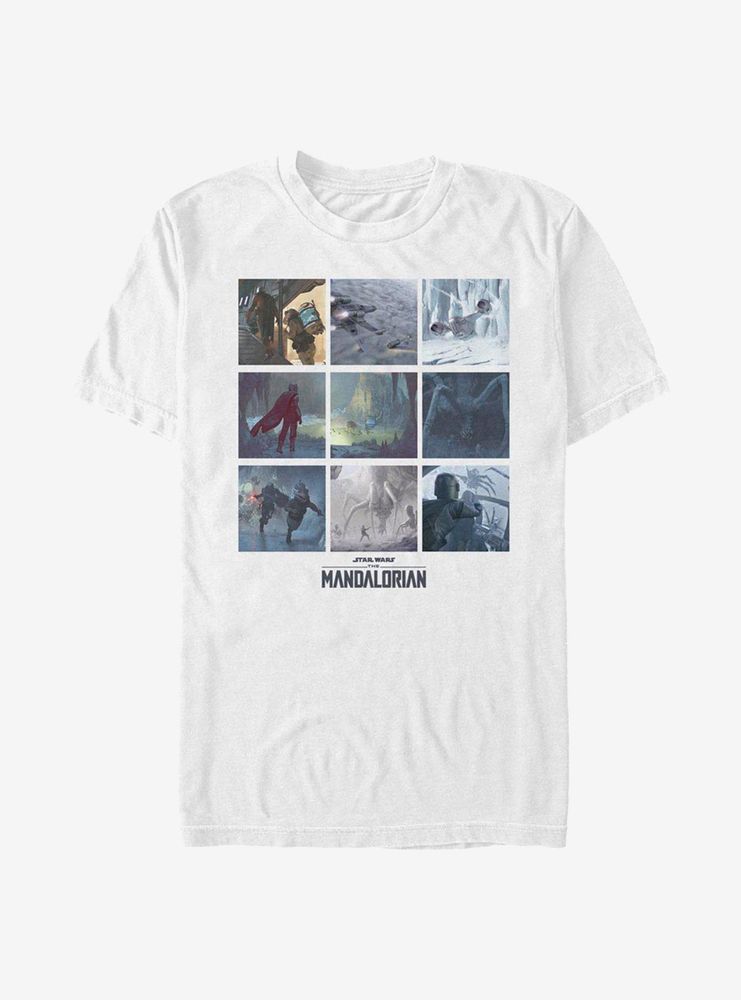 Star Wars The Mandalorian Season 2 Scene Box Up T-Shirt