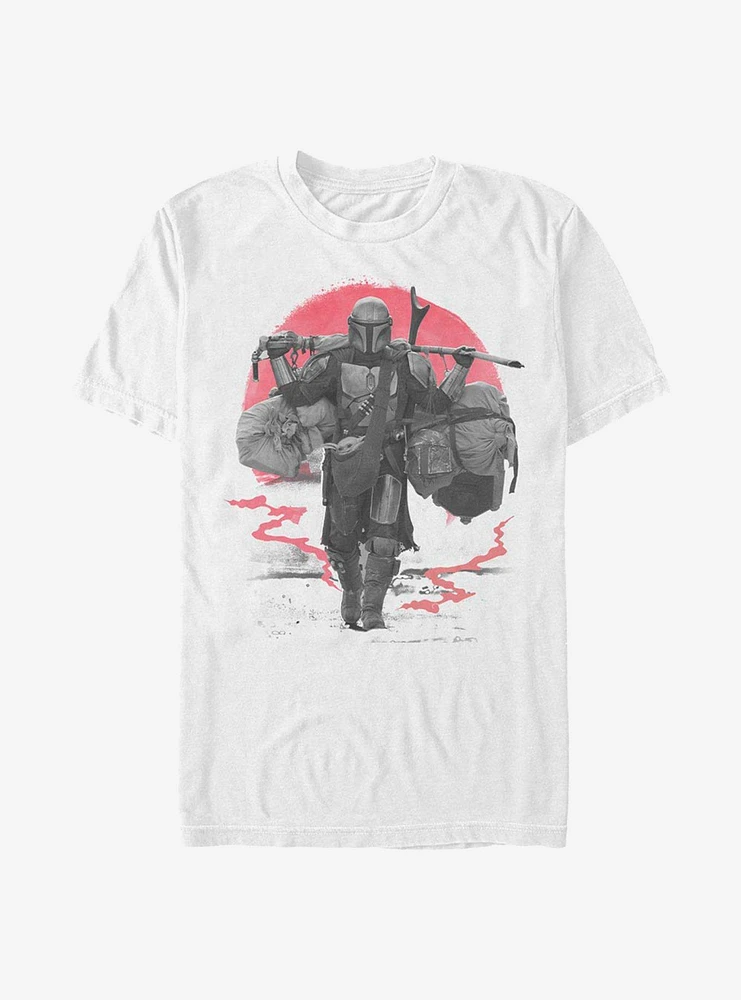 Star Wars The Mandalorian Season 2 Sunset T-Shirt