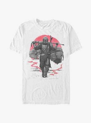 Star Wars The Mandalorian Season 2 Sunset T-Shirt