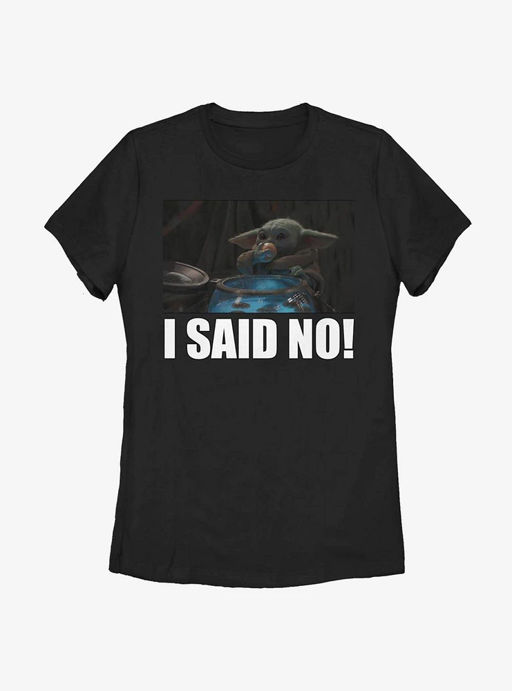 Star Wars The Mandalorian Season 2 Eggs I Said No Womens T-Shirt