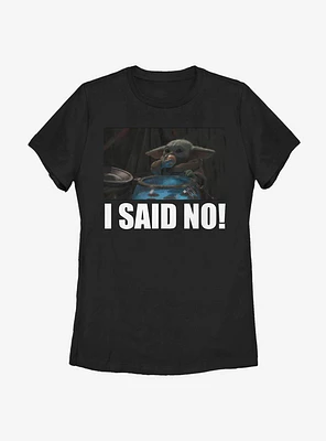 Star Wars The Mandalorian Season 2 Eggs I Said No Womens T-Shirt