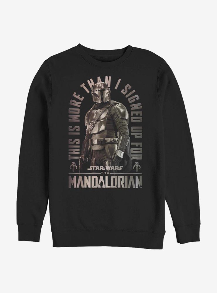 Star Wars The Mandalorian Signed Up Sweatshirt