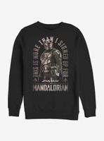 Star Wars The Mandalorian Signed Up Sweatshirt