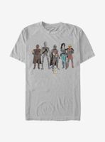 Star Wars The Mandalorian Child And Friends T-Shirt