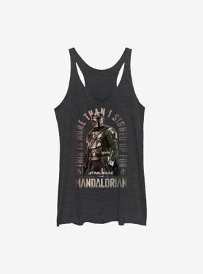 Star Wars The Mandalorian Signed Up Womens Tank Top