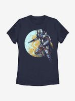 Star Wars The Mandalorian Moon-dalorian Womens T-Shirt