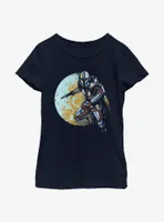 Star Wars The Mandalorian Moon-dalorian Youth Girls T-Shirt