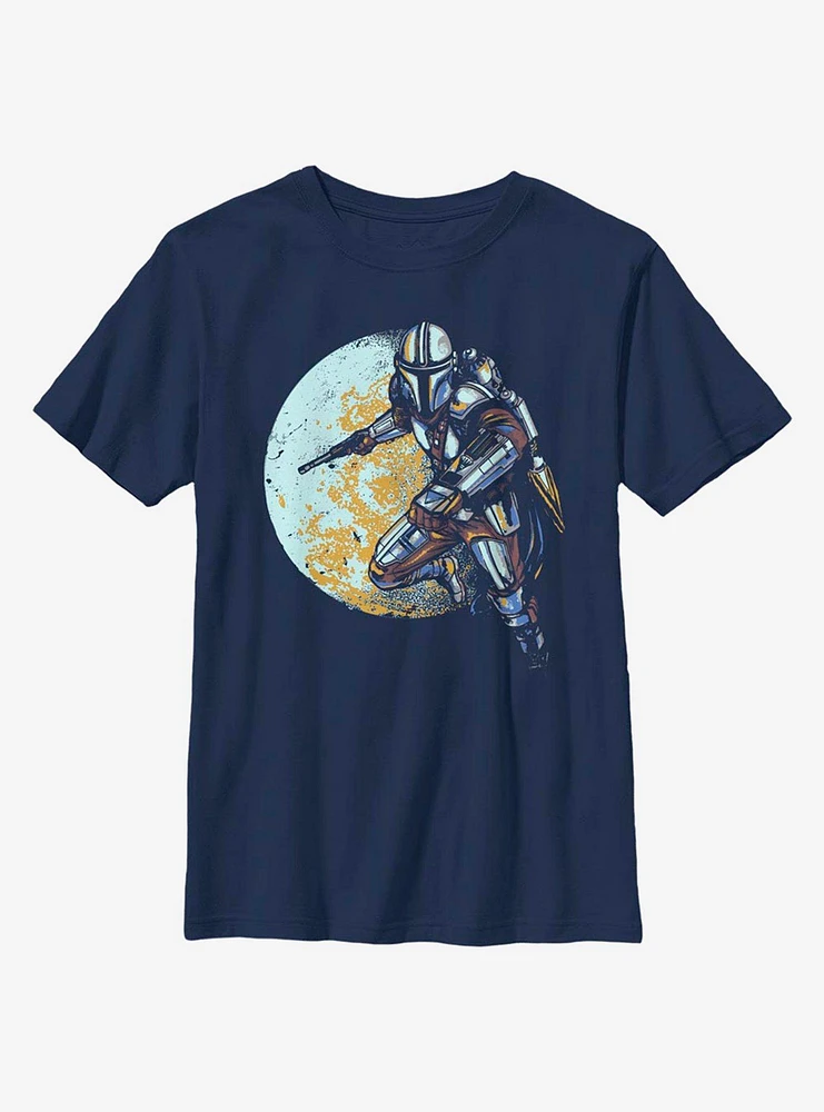 Star Wars The Mandalorian Moon-dalorian Youth T-Shirt
