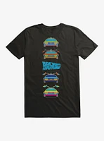 Back To The Future Neon DeLorean T-Shirt