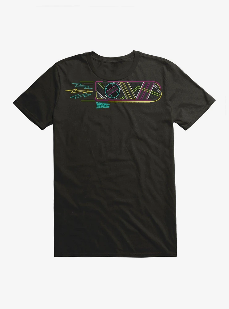 Back To The Future Neon Hoverboard T-Shirt