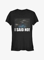 Star Wars The Mandalorian Child I Said No! Girls T-Shirt