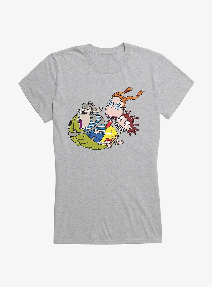 Wild Thornberrys Leaf Sledding Girls T-Shirt