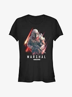 Star Wars The Mandalorian Marshal Action Girls T-Shirt