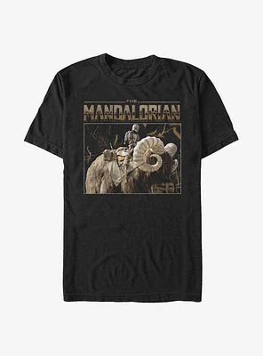 Star Wars The Mandalorian Bantha Ride T-Shirt