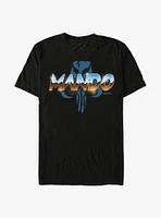 Star Wars The Mandalorian Mando Chrome Logo T-Shirt