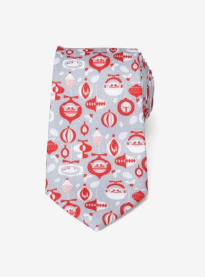 Star Wars The Mandalorian Holiday Red Tie