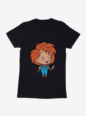 Chucky Animated Evil Womens T-Shirt