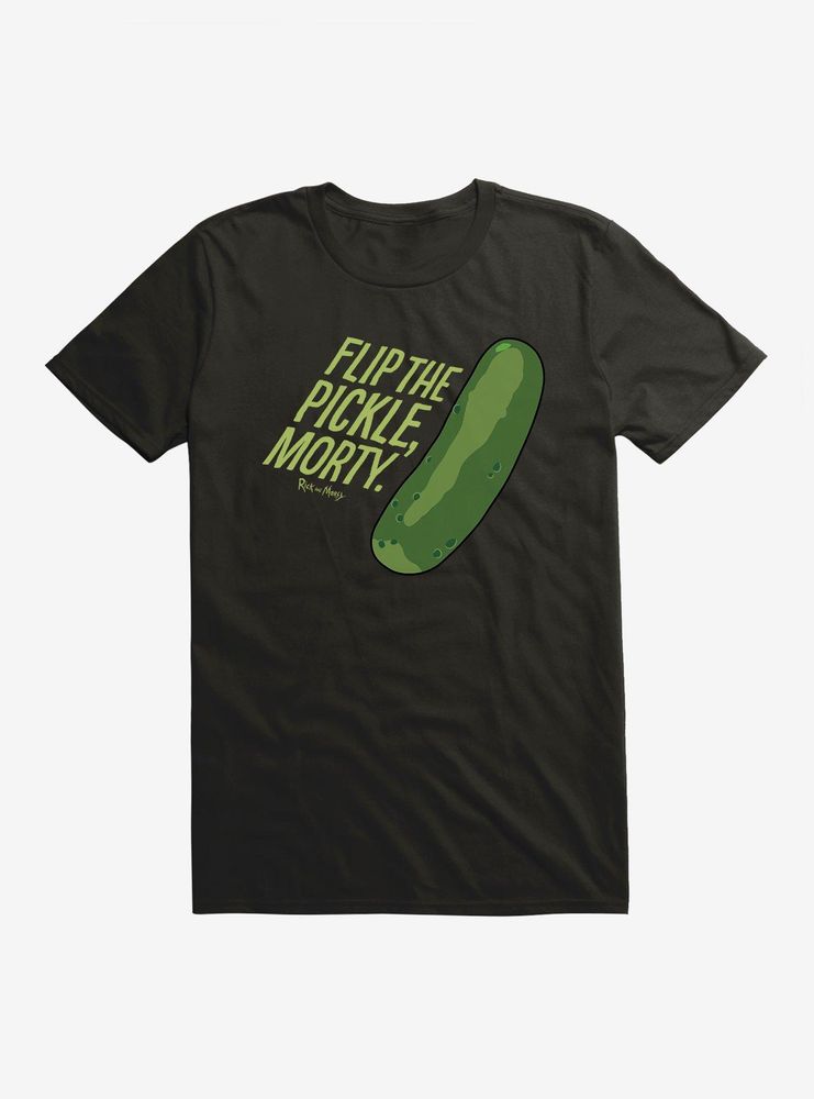 Rick And Morty Flip The Pickle, T-Shirt