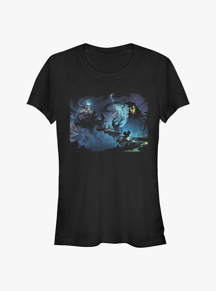 Disney Epic Mickey Inky Environment Girls T-Shirt