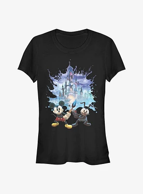 Disney Epic Mickey Splash Poster Cutout Girls T-Shirt