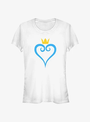 Disney Kingdom Hearts Heart And Crown Girls T-Shirt
