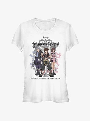 Disney Kingdom Hearts Sora Japanese Group Girls T-Shirt