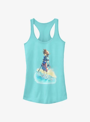 Disney Kingdom Hearts Beach Sora Girls Tank