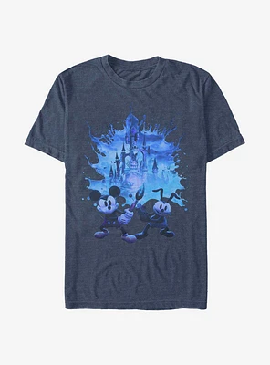 Disney Epic Mickey Tonal Splash Poster Cutout T-Shirt