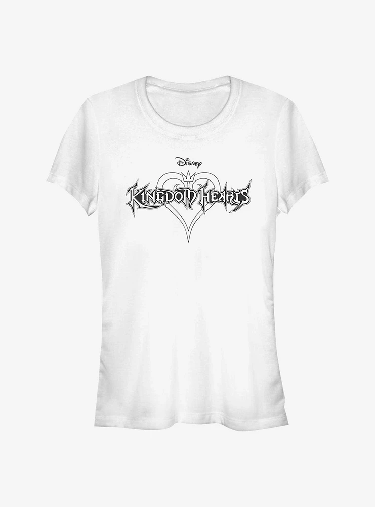 Disney Kingdom Hearts Logo Girls T-Shirt