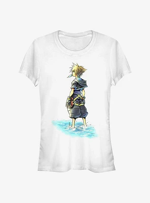 Disney Kingdom Hearts Feet Wet Girls T-Shirt