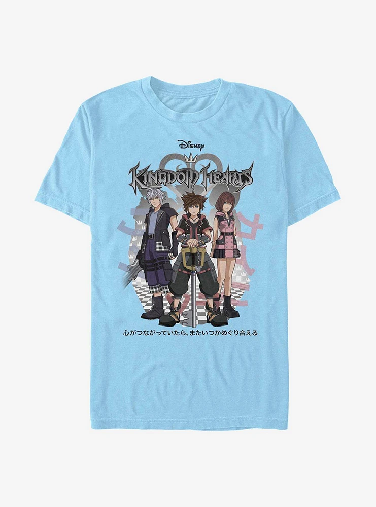 Disney Kingdom Hearts Sora Japanese Group T-Shirt
