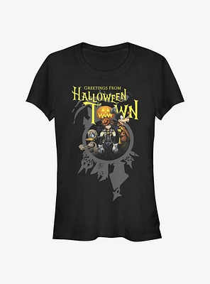 Disney Kingdom Hearts Greetings Halloween Town Girls T-Shirt