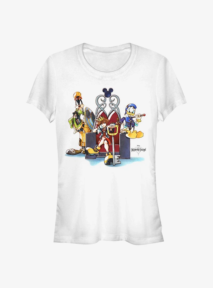 Disney Kingdom Hearts Chair Girls T-Shirt