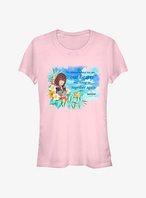 Disney Kingdom Hearts Kairi Floral Girls T-Shirt