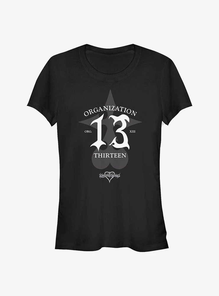 Disney Kingdom Hearts Organization Thirteen Girls T-Shirt