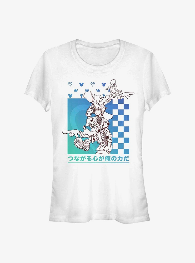 Disney Kingdom Hearts Power Friends Girls T-Shirt